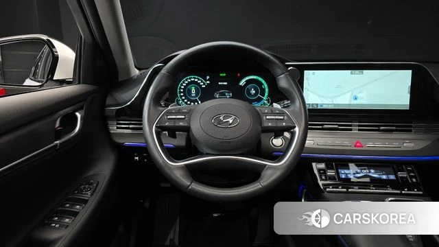 Hyundai The New Grandeur IG Hybrid 2022 Белый из Кореи, фото 4