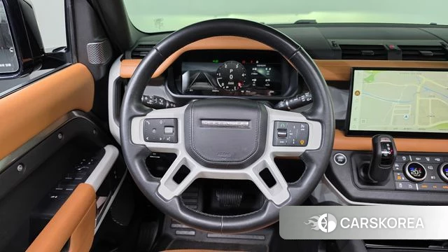 Land Rover Defender (L663) 2022 Серебристо-серый из Кореи, фото 4
