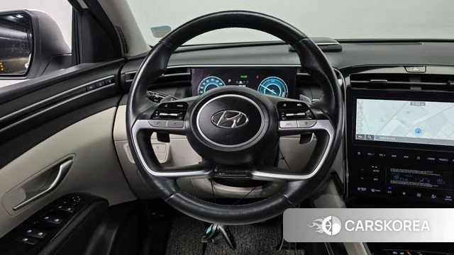 Hyundai Tucson Hybrid (NX4) 2021 Белый из Кореи, фото 4