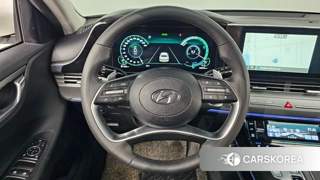 Hyundai The New Grandeur IG Hybrid 2021 Белый из Кореи, фото 4