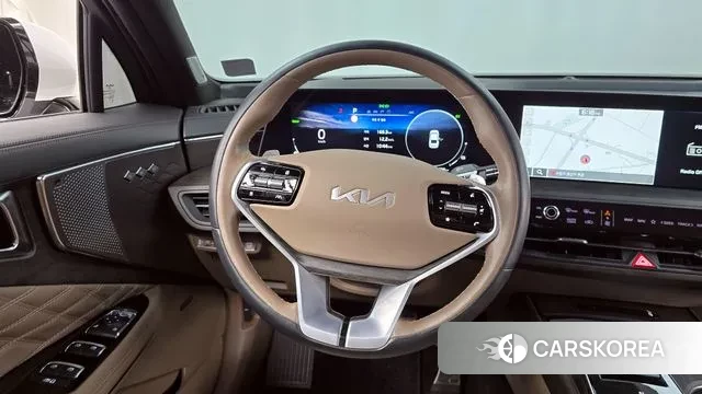 Kia K8 Hybrid 2023 Белый из Кореи, фото 4