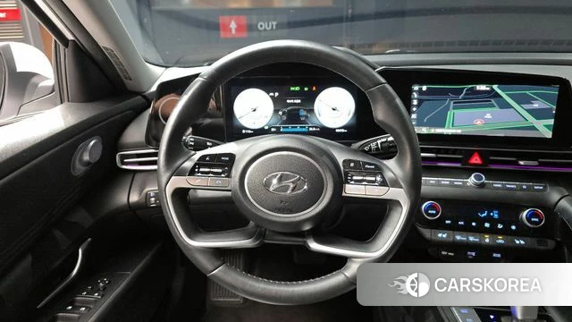 Hyundai Avante Hybrid (CN7) 2022 Белый из Кореи, фото 4