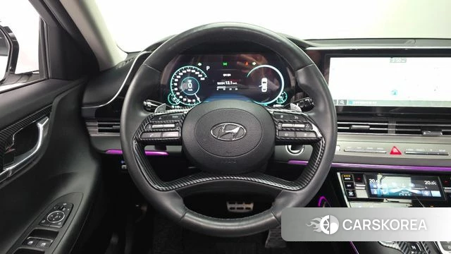 Hyundai The New Grandeur IG Hybrid 2022 Белый из Кореи, фото 4
