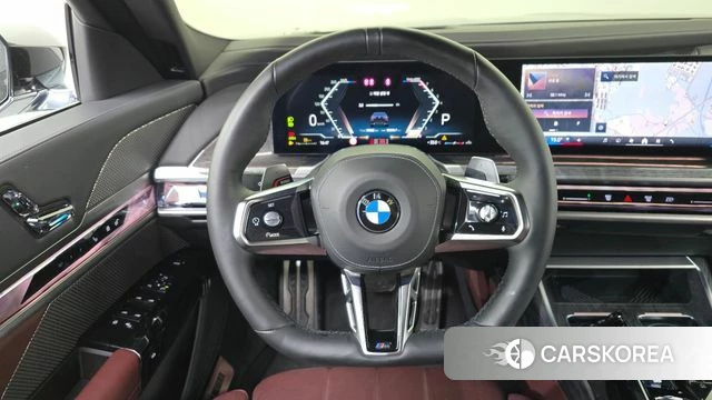 BMW 7 Series (G70) 2024 Черный из Кореи, фото 4