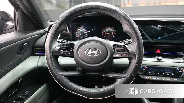 Hyundai The New Avante (CN7) 2024 Черный из Кореи, фото 4