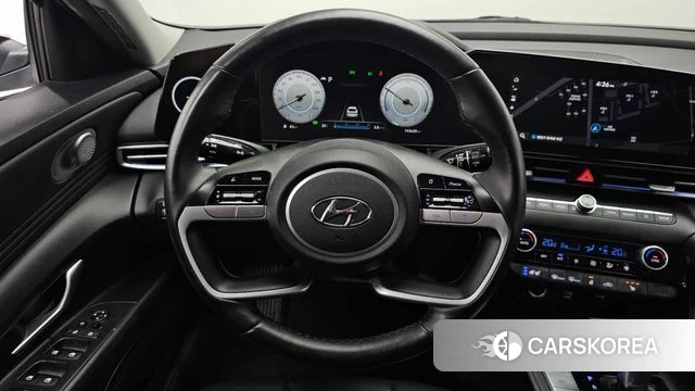Hyundai Avante Hybrid (CN7) 2021 Белый из Кореи, фото 4