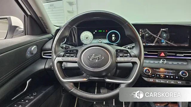 Hyundai Avante Hybrid (CN7) 2020 Белый из Кореи, фото 4