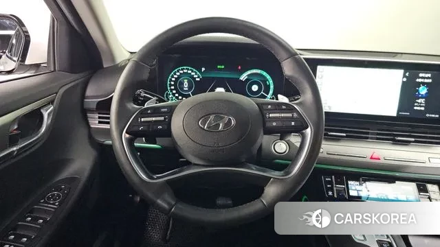Hyundai The New Grandeur IG Hybrid 2021 Белый из Кореи, фото 4