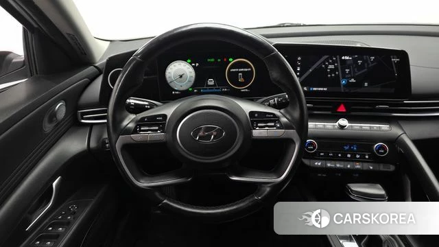 Hyundai Avante Hybrid (CN7) 2021 Белый из Кореи, фото 4