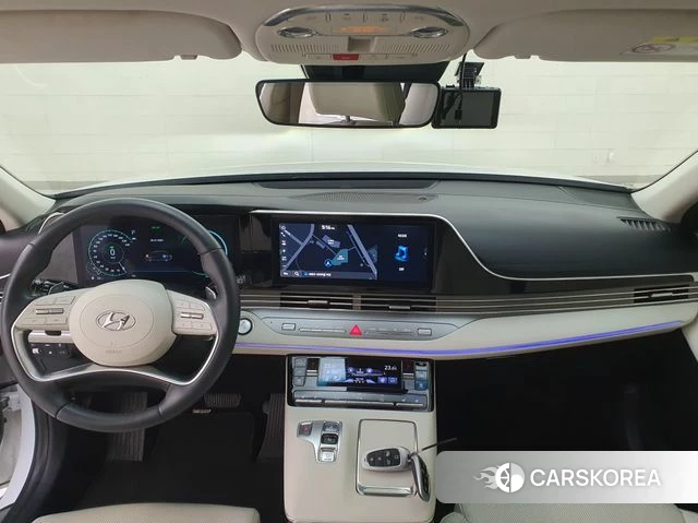 Hyundai The New Grandeur IG Hybrid 2022 Белый из Кореи, фото 4