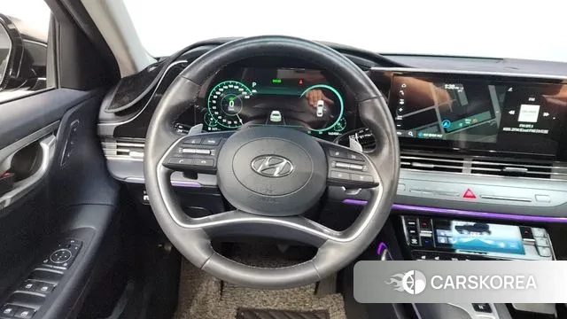 Hyundai The New Grandeur IG Hybrid 2021 Черный из Кореи, фото 4