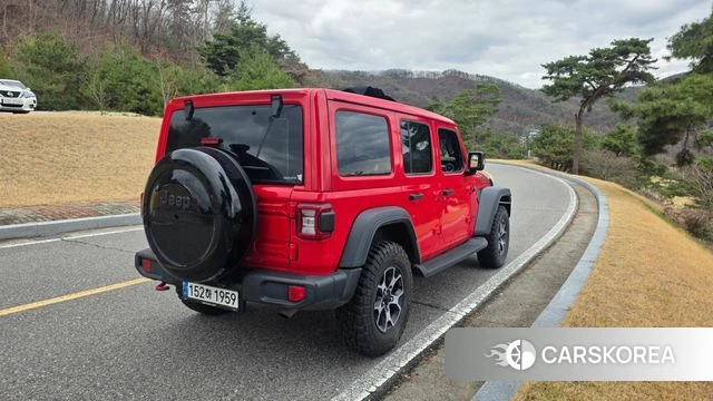 Jeep Wrangler (JL) 2021 Красный из Кореи, фото 4