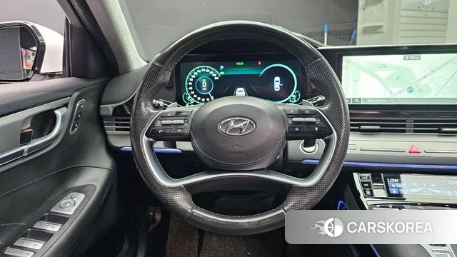 Hyundai The New Grandeur IG Hybrid 2021 Белый из Кореи, фото 4