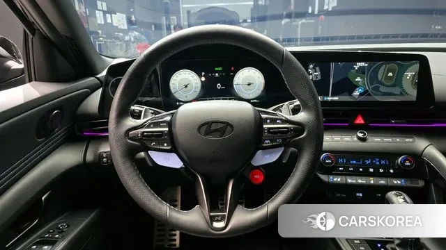 Hyundai The New Avante (CN7) 2023 Черный из Кореи, фото 4