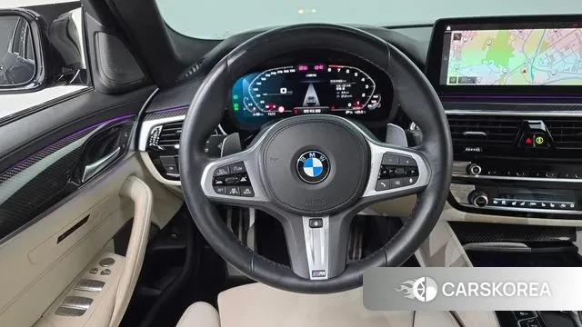 BMW 5 Series (G30) 2022 Черный из Кореи, фото 4