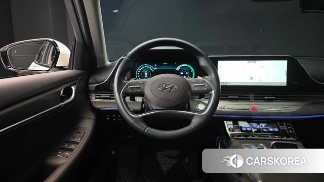Hyundai The New Grandeur IG Hybrid 2021 Белый из Кореи, фото 4