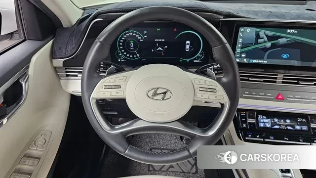 Hyundai The New Grandeur IG Hybrid 2022 Белый из Кореи, фото 4