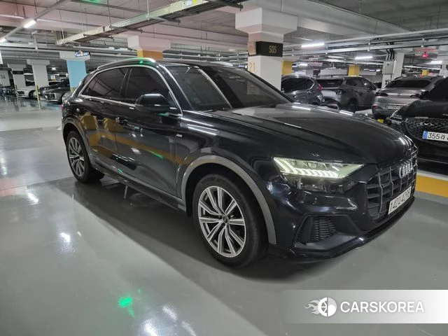 Audi Q8 (4M) 2021 Черный двухцветный из Кореи, фото 4