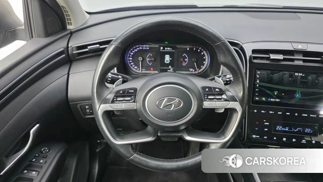 Hyundai Tucson (NX4) 2022 Небесно-голубой из Кореи, фото 4