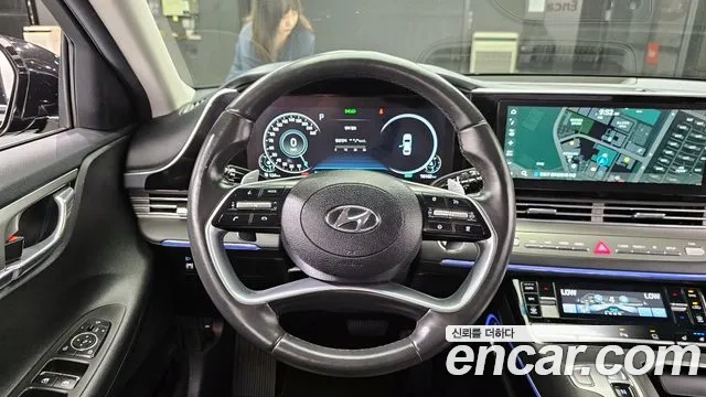 Hyundai The New Grandeur IG 2021 Черный из Кореи, фото 4