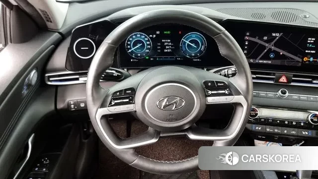 Hyundai Avante Hybrid (CN7) 2021 Белый из Кореи, фото 4