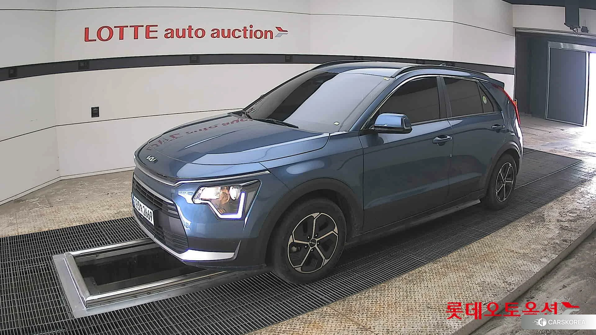 Kia Niro Hybrid 2022 Mineral Blue из Кореи, фото 4