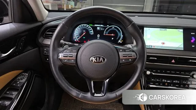 Kia K7 Premier Hybrid 2021 Черный из Кореи, фото 4