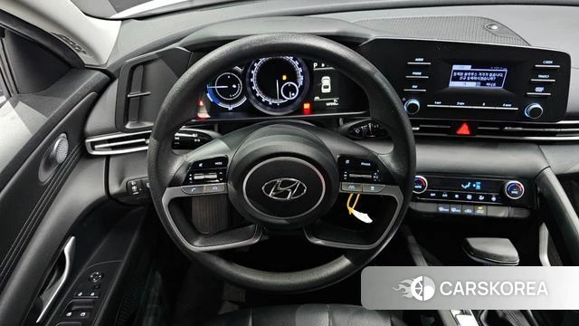 Hyundai Avante Hybrid (CN7) 2022 Белый из Кореи, фото 4