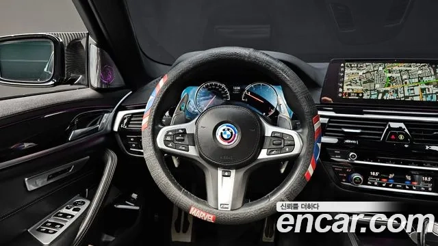 BMW 5 Series (G30) 2018 Синий из Кореи, фото 4