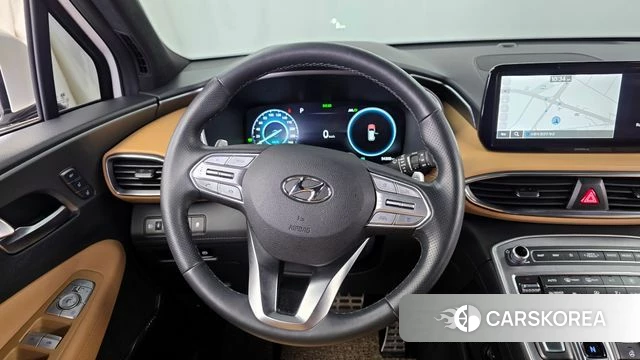 Hyundai The New Santa Fe 2022 Белый из Кореи, фото 4