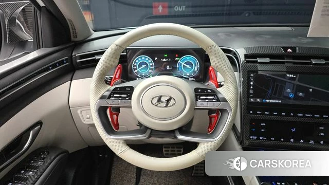 Hyundai Tucson Hybrid (NX4) 2021 Белый из Кореи, фото 4