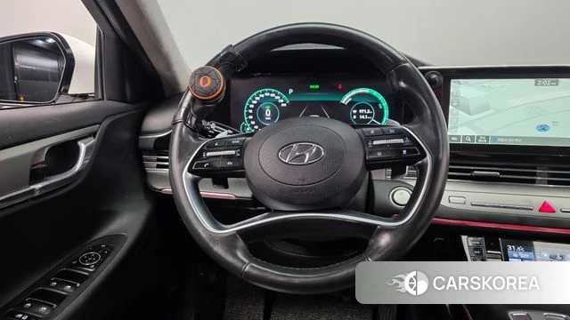 Hyundai The New Grandeur IG Hybrid 2022 Белый из Кореи, фото 4