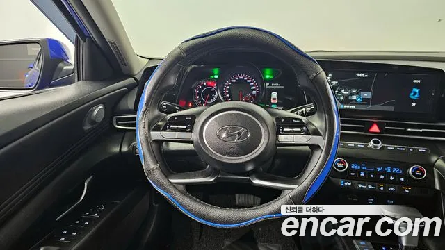 Hyundai Avante (CN7) 2021 Синий из Кореи, фото 4