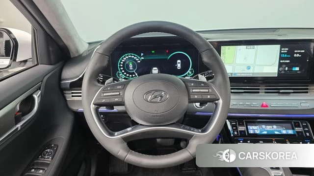 Hyundai The New Grandeur IG Hybrid 2022 Белый из Кореи, фото 4