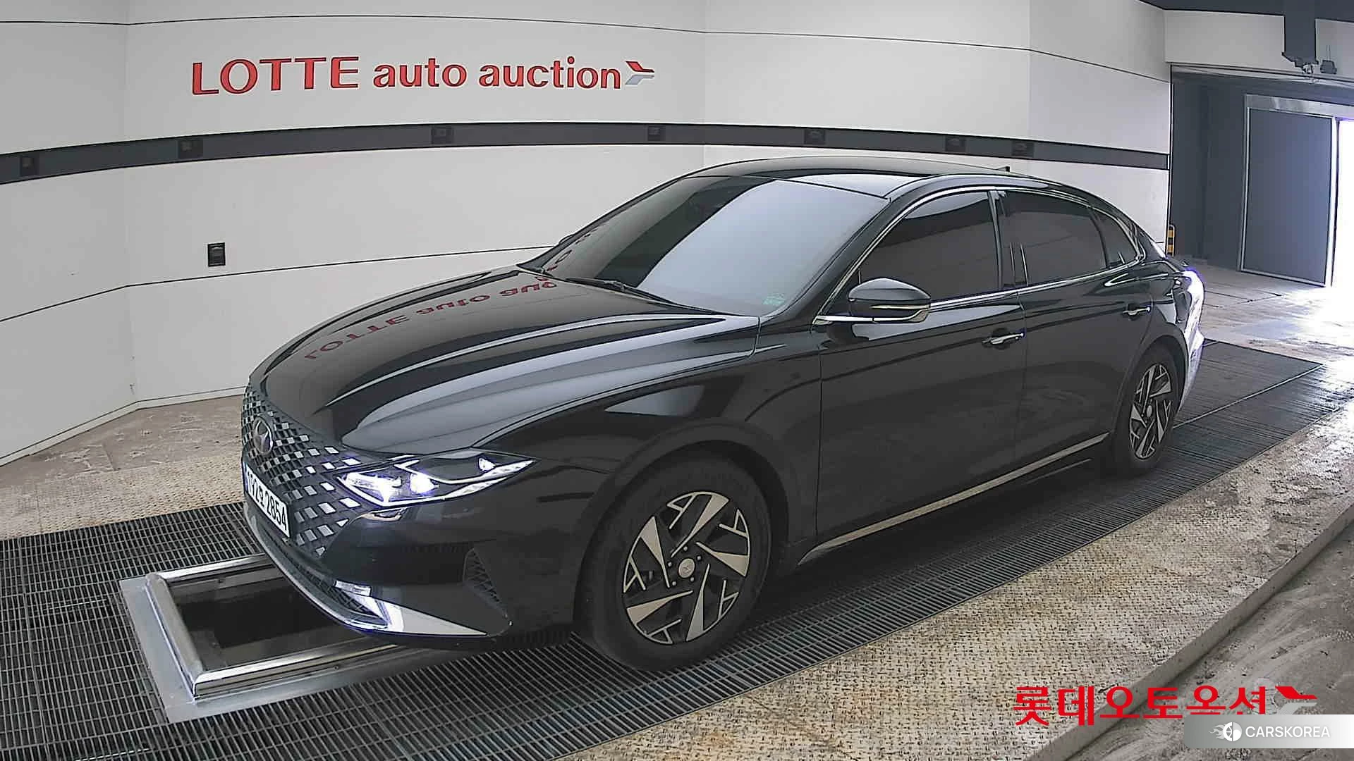 Hyundai Grandeur Hybrid 2022 Midnight Black Pearl из Кореи, фото 4