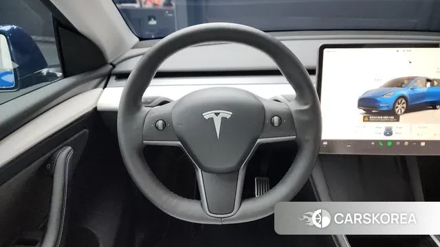 Tesla Model Y 2024 Синий из Кореи, фото 4