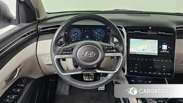 Hyundai Tucson Hybrid (NX4) 2022 Белый из Кореи, фото 4