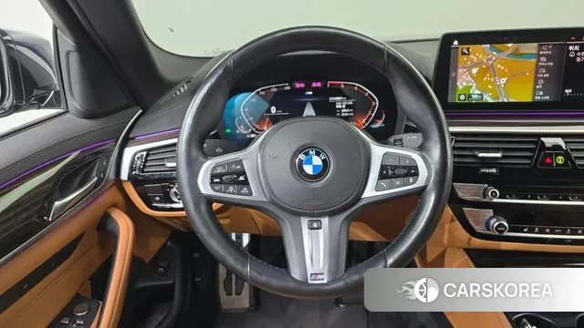 BMW 5 Series (G30) 2021 Черный из Кореи, фото 4