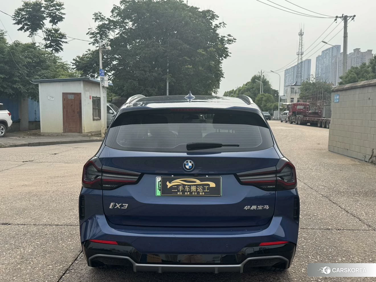 BMW iX3 2021 Синий из Китая, фото 4