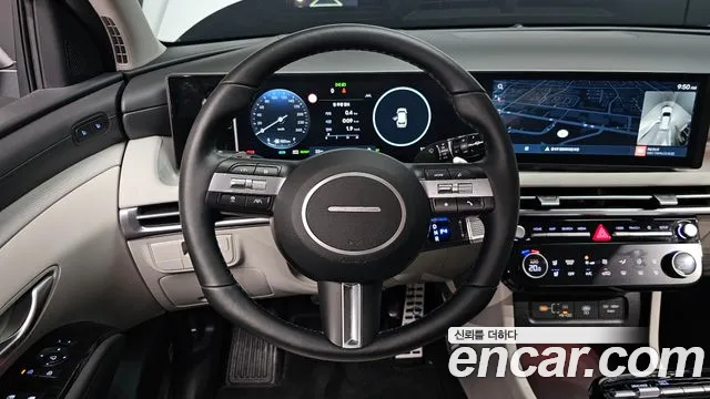 Hyundai The New Tucson Hybrid (NX4) 2024 Белый из Кореи, фото 4