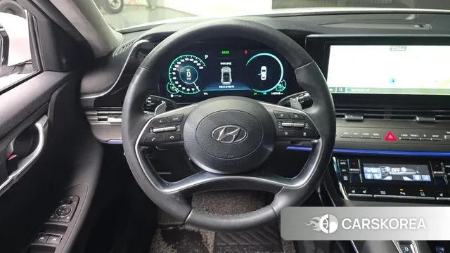 Hyundai The New Grandeur IG Hybrid 2022 Белый из Кореи, фото 4