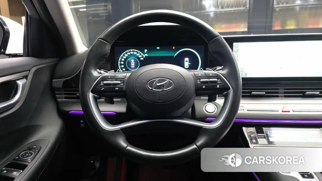 Hyundai The New Grandeur IG Hybrid 2021 Белый из Кореи, фото 4