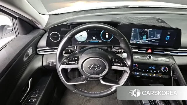 Hyundai Avante Hybrid (CN7) 2020 Белый из Кореи, фото 4
