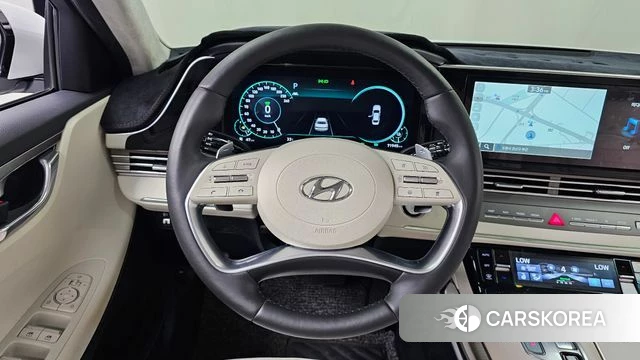 Hyundai The New Grandeur IG Hybrid 2022 Белый из Кореи, фото 4