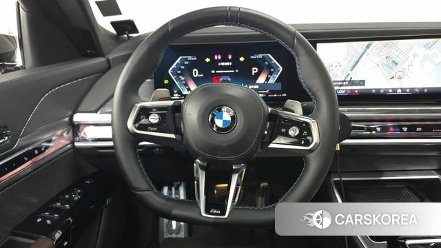 BMW 7 Series (G70) 2022 Черный из Кореи, фото 4