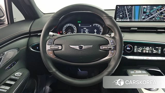 Genesis GV70 2023 Темно-зеленый из Кореи, фото 4