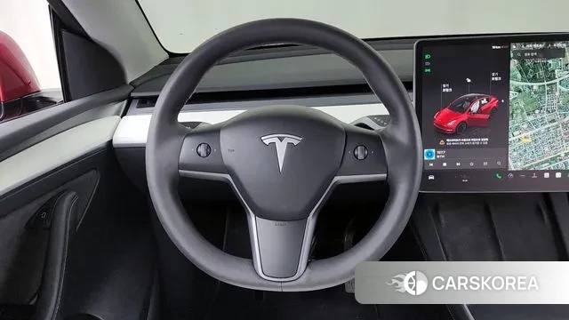Tesla Model Y 2023 Красный из Кореи, фото 4