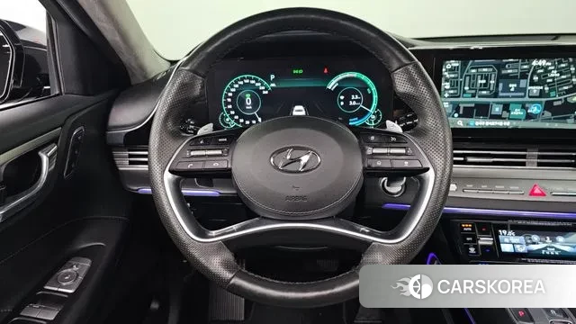 Hyundai The New Grandeur IG Hybrid 2021 Синий из Кореи, фото 4