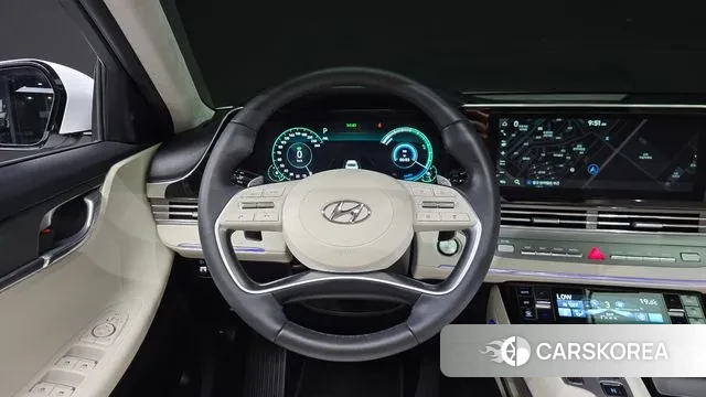 Hyundai The New Grandeur IG Hybrid 2022 Белый из Кореи, фото 4