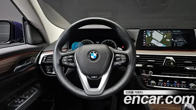 BMW 6 Series GT (G32) 2018 Синий из Кореи, фото 4